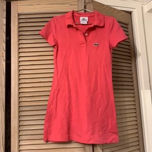 Lacoste girl mini polo dress new size 8